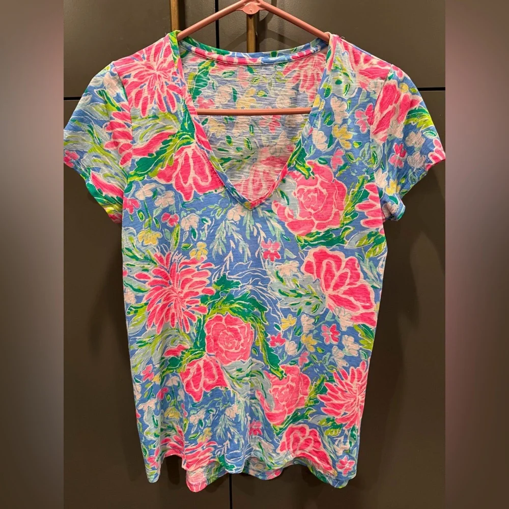 Lilly Pulitzer Meredith Tee Womens Size S - Picture 2 of 4